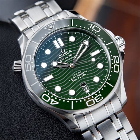 omega watch sea master 70 square green dial face|Omega Seamaster 300m.